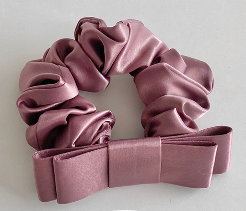 Ash Bow Scrunchie
